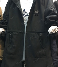 市场上装-中长外套-（实拍）时尚男装中长外套