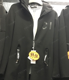 市场上装-中长外套-（实拍）时尚男装中长外套