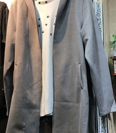 市场上装-中长外套-（实拍）时尚男装中长外套