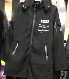 市场上装-中长外套-（实拍）时尚男装中长外套