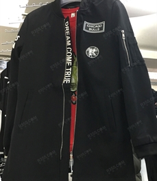 市场上装-中长外套-（实拍）时尚男装中长外套