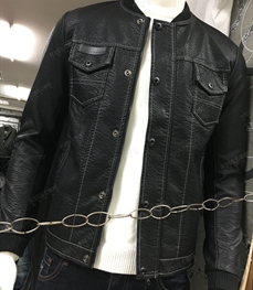 市场上装-皮衣-（实拍）时尚男装皮衣