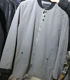 市场上装-中长外套-（实拍）时尚男装中长外套