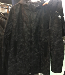 市场上装-中长外套-（实拍）时尚男装中长外套