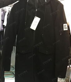 市场上装-中长外套-（实拍）时尚男装中长外套