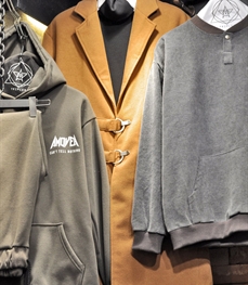 市场上装-中长外套-（实拍）休闲男装中长外套