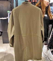 市场上装-中长外套-（实拍）休闲男装中长外套