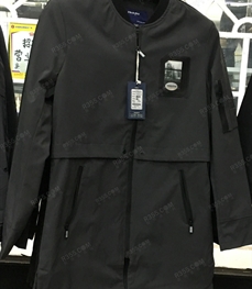市场上装-中长外套-（实拍）时尚男装中长外套