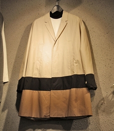 市场上装-中长外套-（实拍）休闲男装中长外套