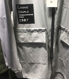 市场上装-中长外套-（实拍）时尚男装中长外套