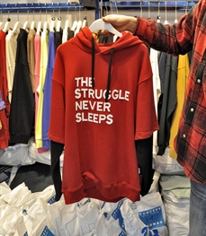 市场上装-卫衣-（实拍）休闲男装卫衣