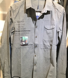 市场上装-衬衫-（实拍）时尚男装衬衫