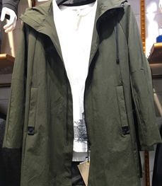 市场上装-中长外套-（实拍）时尚男装中长外套