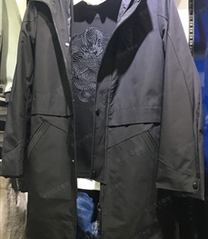 市场上装-中长外套-（实拍）时尚男装中长外套