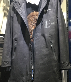 市场上装-中长外套-（实拍）时尚男装中长外套