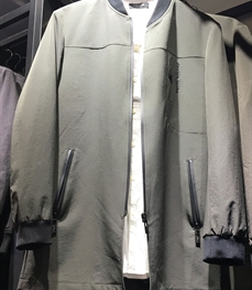 市场上装-中长外套-（实拍）时尚男装中长外套