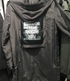 市场上装-中长外套-（实拍）时尚男装中长外套