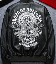 市场上装-皮衣-休闲男装皮衣