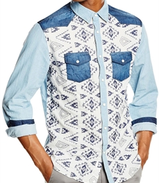 市场上装-衬衫-时尚男装衬衫