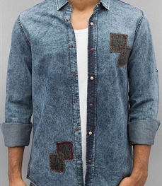 市场上装-衬衫-时尚男装衬衫