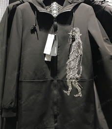 市场上装-中长外套-（实拍）时尚男装中长外套