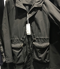 市场上装-中长外套-（实拍）时尚男装中长外套