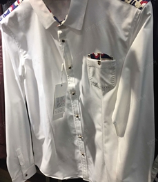 市场上装-衬衫-（实拍）时尚男装衬衫