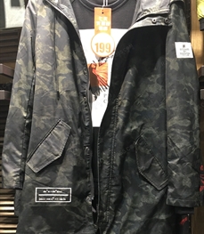 市场上装-中长外套-（实拍）时尚男装中长外套