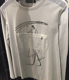 市场上装-T恤-（实拍）休闲男装t恤