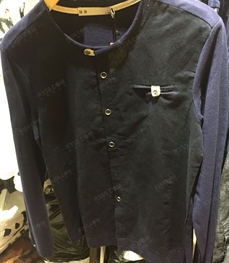 市场上装-衬衫-（实拍）休闲男装衬衫