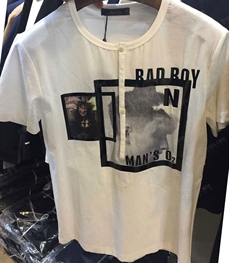 市场上装-T恤-（实拍）时尚男装t恤