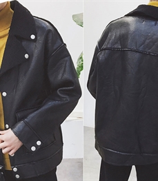 市场上装-皮衣-休闲男装皮衣
