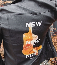 市场上装-皮衣-休闲男装皮衣