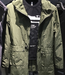 市场上装-中长外套-（实拍）时尚男装中长外套