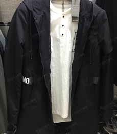 市场上装-中长外套-（实拍）时尚男装中长外套