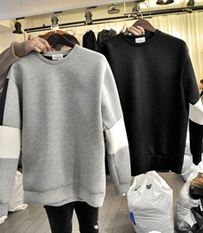 市场上装-卫衣-（实拍）休闲男装卫衣