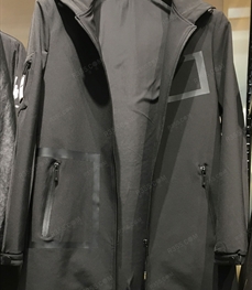 市场上装-中长外套-（实拍）时尚男装中长外套