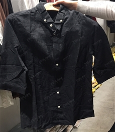 市场上装-衬衫-（实拍）休闲男装衬衫