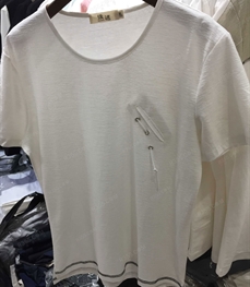 市场上装-T恤-（实拍）时尚男装t恤