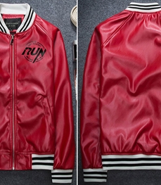 市场上装-皮衣-休闲男装皮衣