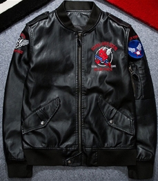 市场上装-皮衣-休闲男装皮衣