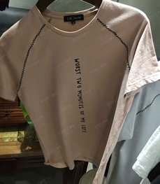 市场上装-T恤-（实拍）时尚男装t恤