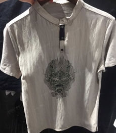 市场上装-T恤-（实拍）时尚男装t恤