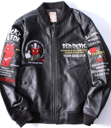 市场上装-皮衣-休闲男装皮衣