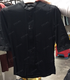 市场上装-衬衫-（实拍）休闲男装衬衫