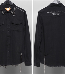 市场上装-衬衫-休闲男装衬衫