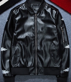市场上装-皮衣-休闲男装皮衣