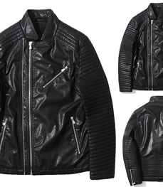 市场上装-皮衣-休闲男装皮衣