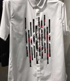 市场上装-衬衫-（实拍）时尚男装衬衫