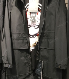 市场上装-中长外套-（实拍）时尚男装中长外套